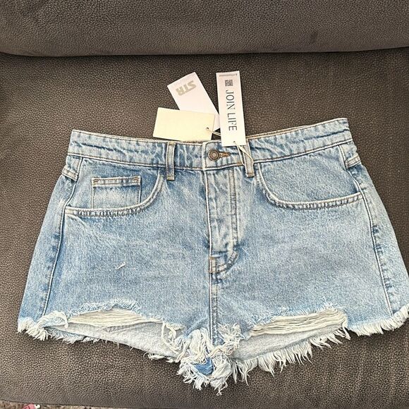 STRADIVARIUS | Blue | LOW RISE SHORT - Picture 12 of 13